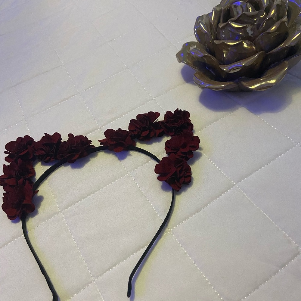 Forever 21 | Rose Cat Ear Headband